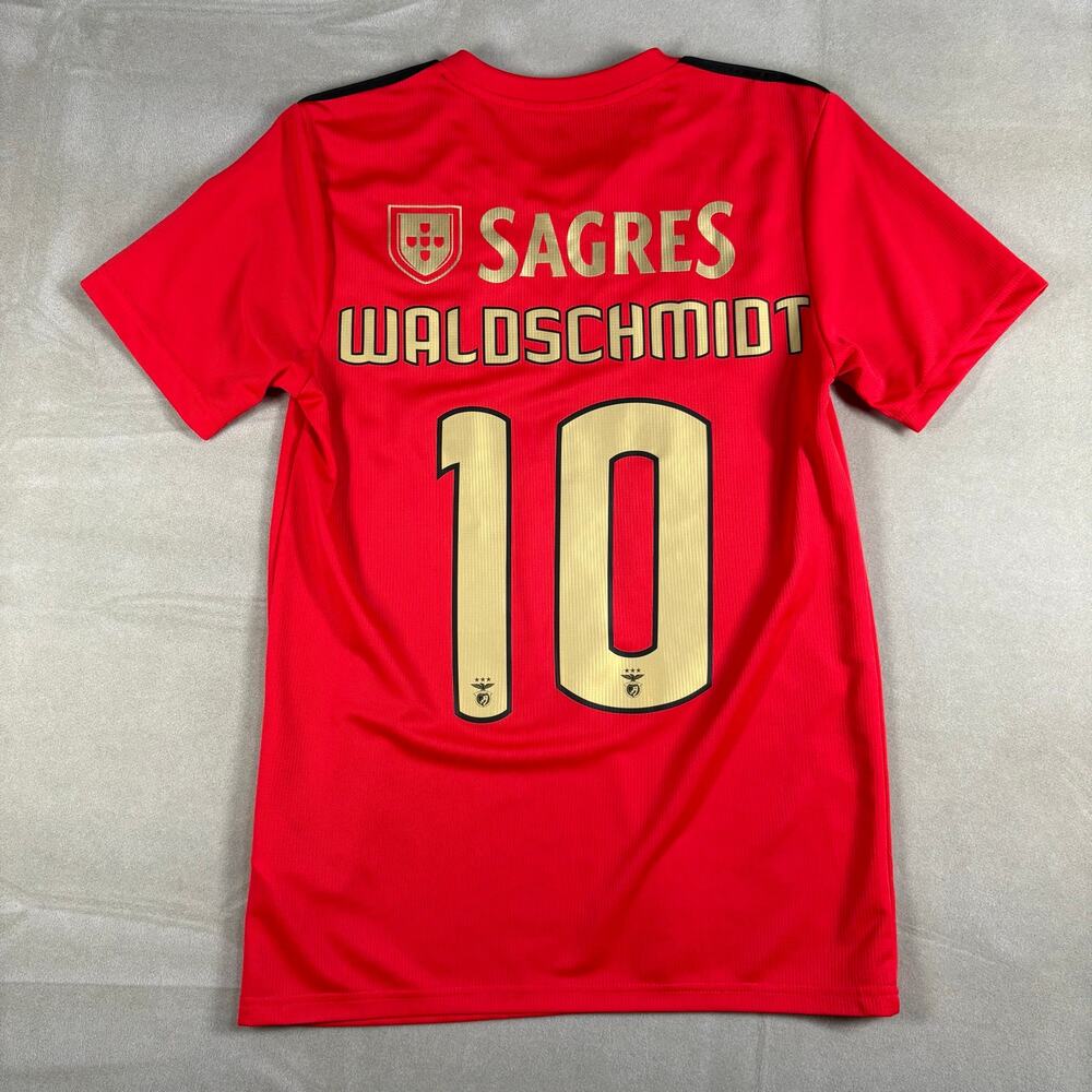 Adidas SL Benfica Waldschmidt‎ 10 Soccer Jersey Men Small Red AEROREADY